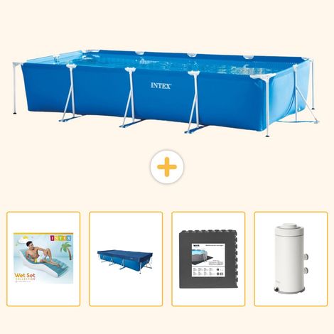 Intex Piscine Tubulaire Rectangulaire - 450x220x84 cm - 5-pièces S11 (1/5)