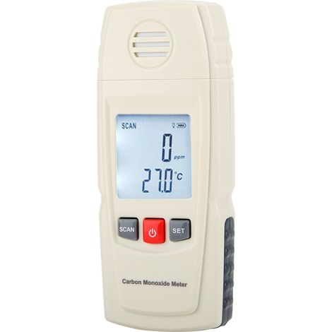 Détecteur portable de monoxyde de carbone CO, alarme de fuite de gaz, mesure haute précision, appareil manuel (1/5)