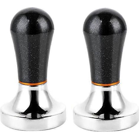 Praktischer Hand-Kaffeestampfer aus Aluminium, 57,5 mm, mit Griff für Kaffeemaschine, 2er-Pack (1/5)