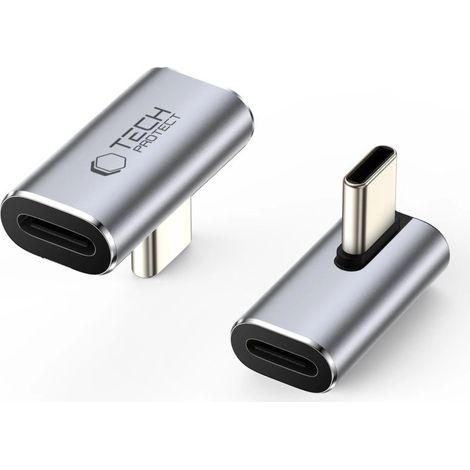 Adattatore angolato USB-C Tech-Protect Ultraboost AA03 - Grigio (1/5)