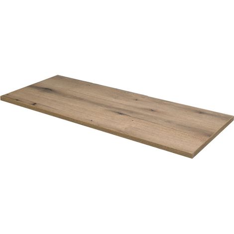 Plateau meuble sous vasque - 120 x 46 x 2,5 cm - Oak Coast Evoke - Livraison gratuite