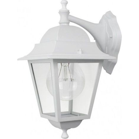 Spica Außenwandleuchte Aluminium 1xe27 white ip44 42x28x21,5 cm