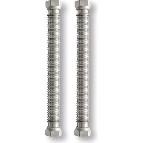 Mangueras de conexión de 1" para descalcificador de agua USTM de 80 cm, 2 unidades.