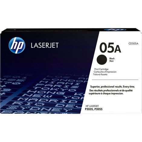 Cartuccia toner nero HP CE505A HP 05A Originale per HP LaserJet P2035 P2055 (1/4)