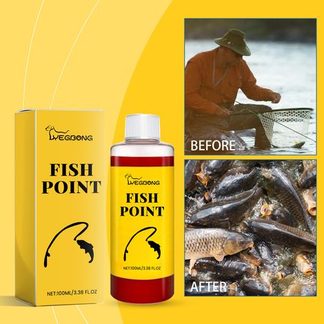 Appât pour poissons à base de vers de vase, aliment pour poissons, complément nutritif, attractif de pêche – 100 ml (1/5)