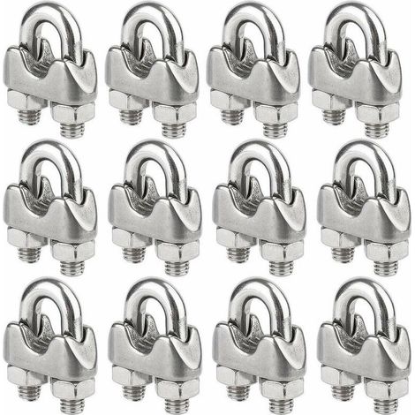Kabelbinder aus Edelstahl 304 – 12er-Pack – Für 3-mm-Kabel – Rost- und korrosionsbeständig – Für den Außenbereich (1/5)