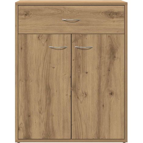 Maison Exclusive - Credenza Rovere Artigianale 60x30x75 cm in Legno Multistrato (1/5)