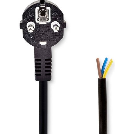 Nedis CEGL10700BK20 cable de alimentación negro 2 metros (1/3)