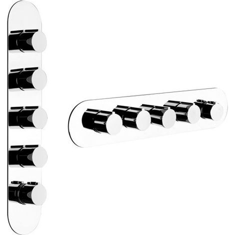 Gessi Anello, juego listo para montar con 4 vías separadas,