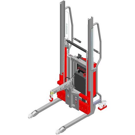 Lève charge semi électrique avec potence de levage - Capacité 400kg - Hauteur max 1700mm - 8291000013