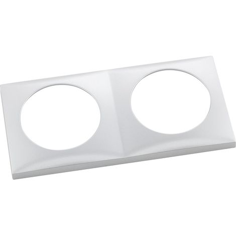 Berker Integro Flow Steckdosen Rahmen 2-fach (Abdeckrahmen) chrom matt lackiert (1/2)