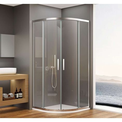 Bruckner - Cabina doccia 90x90 cm, vetro trasparente/cromo 751.090.1 (1/5)
