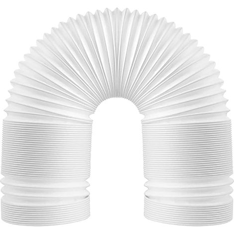 Ortviai Tuyau d'évacuation pour climatiseur portable 1,5 m – Flexible, double paroi en PP renforcé acier, diam. ext. 150 mm (1/5)