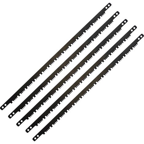 Dapetz ® 21 Inches Bow Saw Blade 532mm Raker Teeth Saw Blade Suitable For Green Or Wet Wood High Strength Hardened Steel for Logs, Branches and DIY Projects 5PCS (1/5)