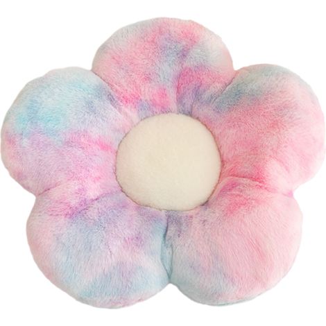 Coussin Fleuri - Coussin Au Sol En Peluche - Diamètre 35 Cm - Pour Salon Chambre Enfant Coin Lecture - 1 Pièce (1/5)