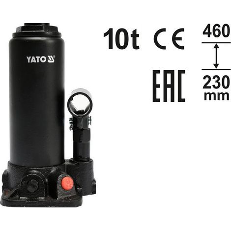 Yato YT-17004 cric hydraulique et béquille pour véhicule