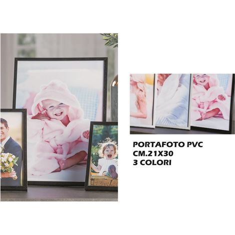 Cornice Portafoto da Parete in pvc 21 x 30 cm 3 Colori