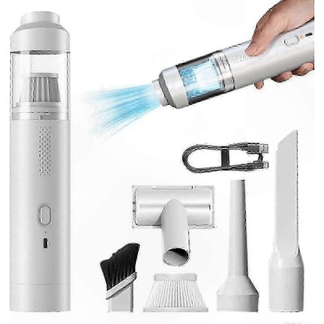 Portable Cordless Car Vacuum Cleaner, High Power 12000pa/30aw, Compact Handheld Vacuum for Home and Vehicle Use (1/5)