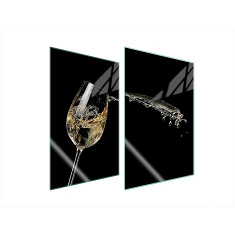 Assiette de protection en verre pour la cuisine, 2x35x52, pour vin (1/5)