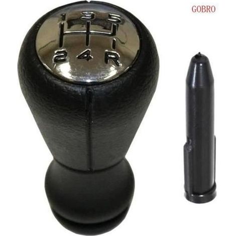 QZ- Pommeau + cône levier de vitesse pour Peugeot 106 206 306 406 806 107 207 307 407 607 807 108 208 308 408 508 3008 Partner