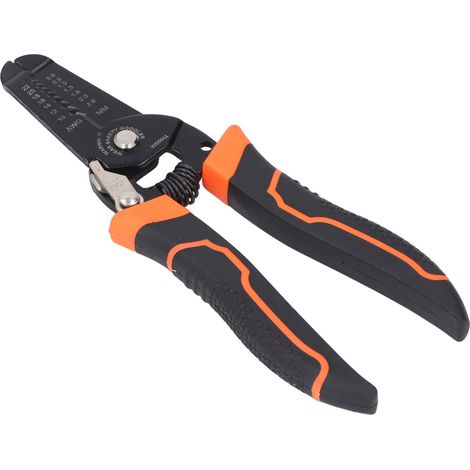 Pince à dénuder manuelle multifonctionnelle en acier CrV pour fils de section 10, 12, 14, 16, 18, 20 et 22 AWG (1/5)