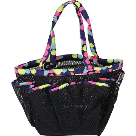 Sac de toilette portable en maille PVC, sans odeur, pour douche, piscine et salle de bain, grand rangement de voyage. (1/5)