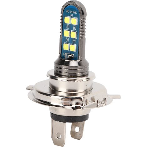 Moto LED H4 12LED 3 Griffes Phare Avant 1080LM 6000K IP68 Étanche Scooter Électrique (1/5)