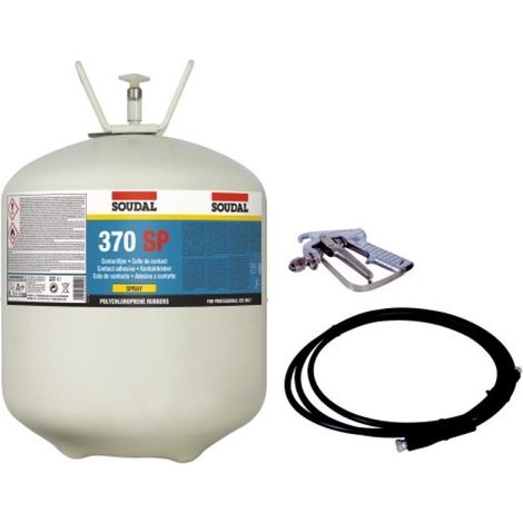 Soudal – Colle néoprène 22L – Prête à l'emploi pour double encollage – Adhère bois, pierre, béton – Résistance haute température jusqu'à 115°C (1/2)