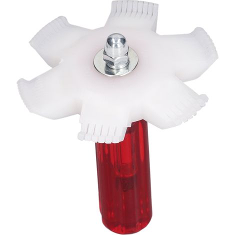 Lot de 2 peignes à ailettes pour condenseur de climatiseur, outil de nettoyage blanc (1/5)