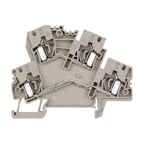 Bloc de jonction multiétage Weidmüller ZDK 4-2 8670750000-1 beige foncé 1 pc(s) (1/2)
