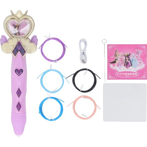 Lot 3D Stylo Imprimante Haute Température Anti-Brûlure Vitesse Réglable Kit DIY Dessin 3D (1/5)