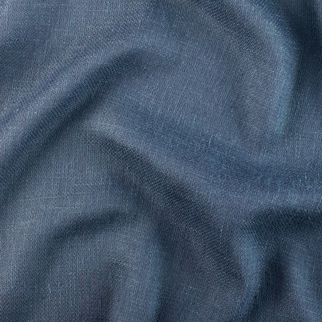 Tissu d’ameublement polylin satin Bleu 300 cm