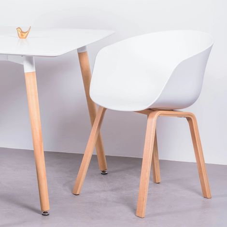 Nest Dream - Stuhl mit Kunststoffsitz - Daxer - Weiß