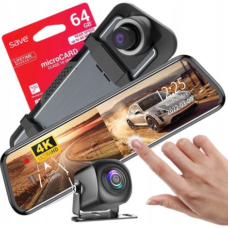 Autokamera-Videorekorder Rückfahrkamera-Videorekorder 4K 2K