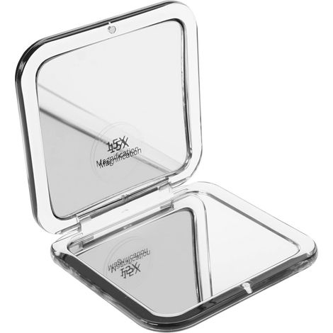Miroir marque fantastique modèle pliant miroir, carré acrylique/anthracite, extension plastique parfois, x, (1/5)