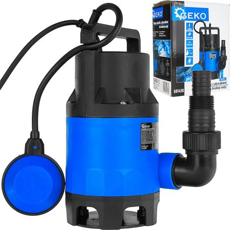 Bomba Sumergible Mini En Plástico Con Flotador Para Agua Sucia 400 W (1/5)