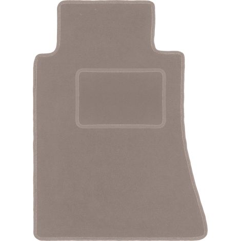 Tapis de sol conducteur en velours beige pour Mercedes C 190 W201 berline (1982-1993). (1/5)