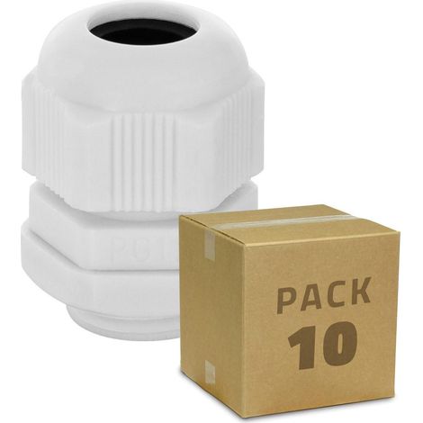 Pack 10 Unidades Prensaestopa Nylon IP68 Varios Tamaños  PG09 (1/5)