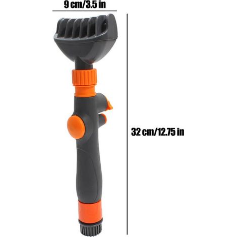 Brosse de Nettoyage pour Filtre de Piscine, Brosse à Main avec Raccord de Tuyau pour Cartouches en Papier, Outil de Lavage pour Spa et Jacuzzi -Alovez-WCY (1/4)