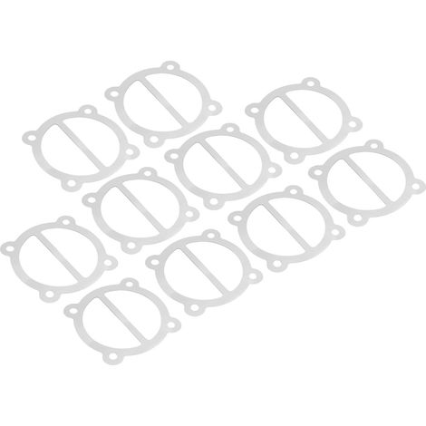 Joint d'étanchéité en aluminium pour compresseur d'air, lot de 10, plaque de remplacement diamètre 65 mm, adapté cylindre de pompe. (1/5)