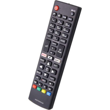 Mando a distancia de repuesto LG para Smart TV LG, mando universal para TV con botones de Netflix y Amazon. (1/5)