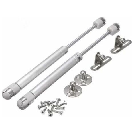 80N = 8kg de force 2PCS vérins à gaz 80N verin meuble hydraulique ressort amortisseurs à gaz d'origine porte armoire de cuisine Bras pneumatique pour levage de porte armoire meuble,de (1/3)