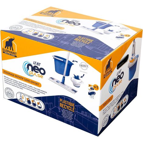Kit Neo Pulse + 2 ricariche per scopa piatta Elephant ELEPHANT (1/2)