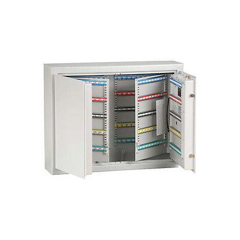 Caja de caudales para llaves  gris luminoso  listones de