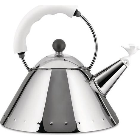 Alessi Bird Shaped Whistle 1.7L Kettle White (1/2)