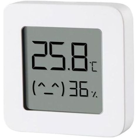 Moniteur de température et d'humidité blanc, 4,34,31,25 cm, un thermomètre blanc intelligent avec Bluetooth haute précision. (1/5)