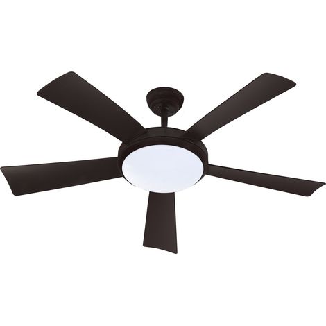 Ventilateur de plafond Ø132cm 38W – 9 vitesses – Éclairage LED 1760Lm 18W – Télécommande incluse – Rotation réversible – Farelek
