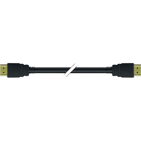 Cordon HDMI 2.0 surmoulé mâle-mâle longueur 2 m - ID CABLES