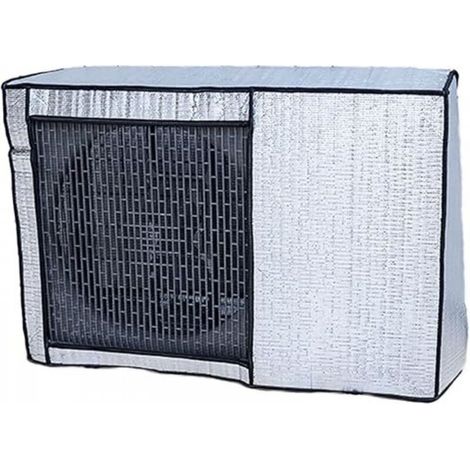 (Ouvert,100 42 79cm)Couverture extérieure de climatiseur Fait de Film d'aluminium Anti-poussière Housse Climatiseur Exterieur Couverture extérieure de climatiseur Anti-poussière (1/5)