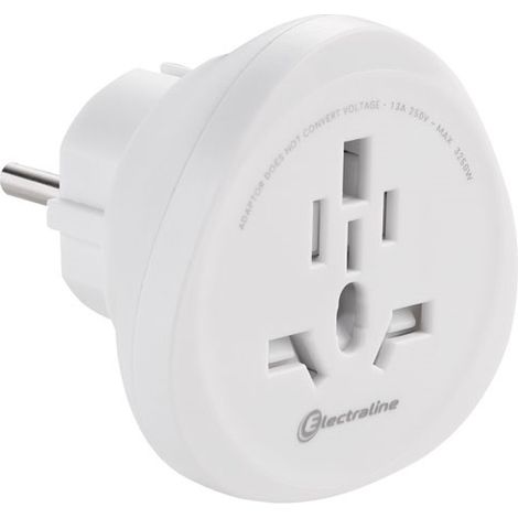 ELECTRALINE - Adaptateur électrique de voyage monde vers europe
